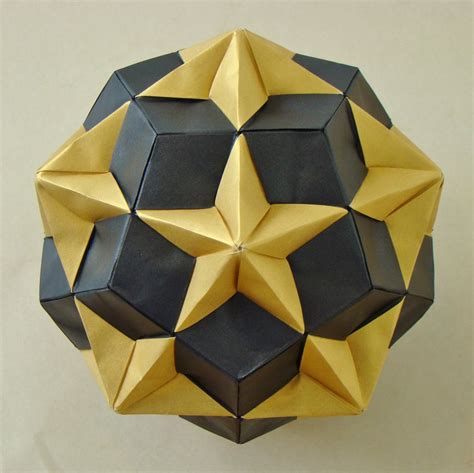 Origami Diagrams Compound Of Dodecahedron And Great Etsy Origami Star