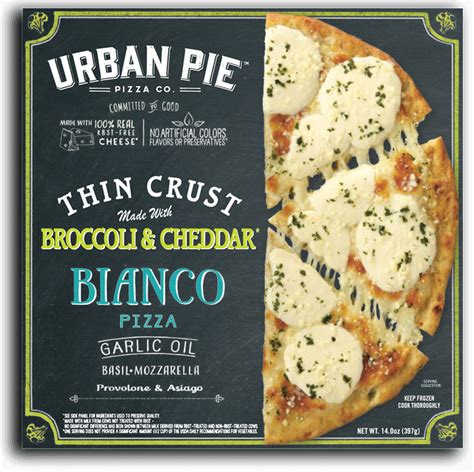 Bianco Pizza With Broccoli And Cheddar Crust Urban Pie