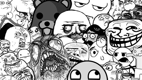 Wallpaper Drawing Illustration Cartoon Pedobear Memes Troll Face