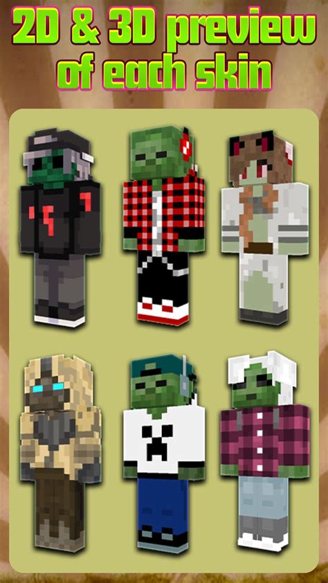 Zombie Skins For Minecraft Pe For Android Apk Download