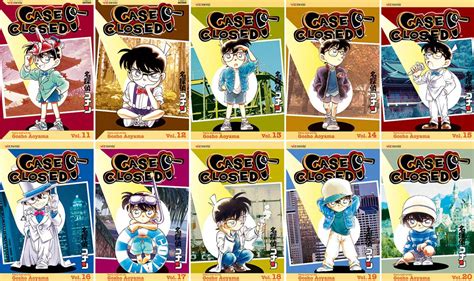 Case Closed Series Collection Set 1 50 English Manga By Gosho Aoyama