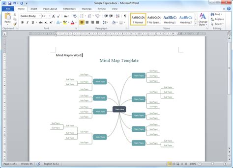 Applying mind maps flow from a number of steps that drive the mind thinking from simple core idea and radiate into a more complex structure. How to Export Mindmap to Word