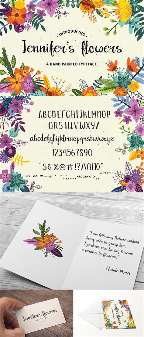 Jennifers Flowers Script With Images Hand Lettering