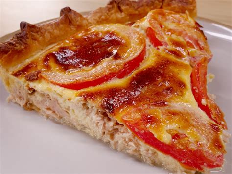 Tarte thon tomate et moutarde Recette de Tarte thon tomate et