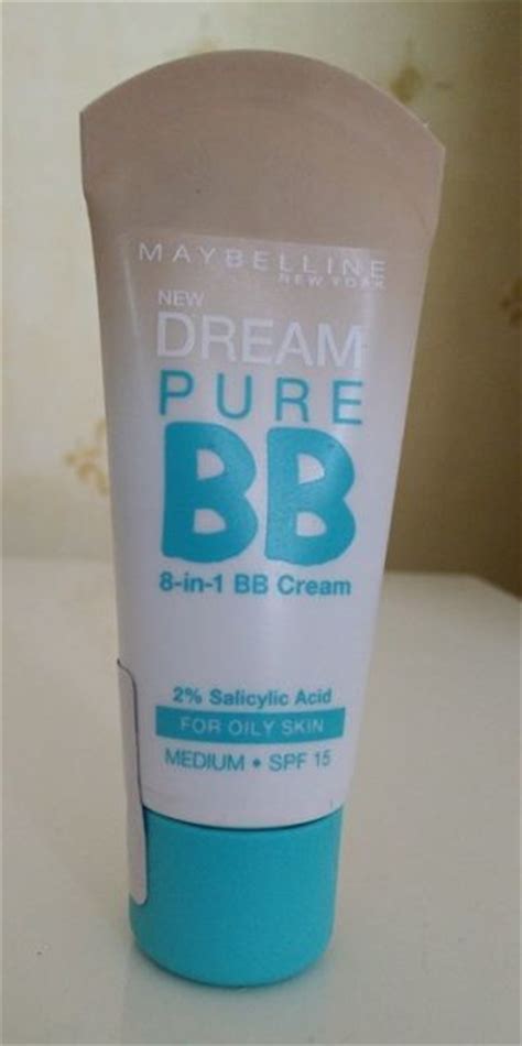 The singular product, which is slightly lighter than foundation, does it all: Maybelline Dream Pure 8 in 1 BB Cream for Oily Skin Review