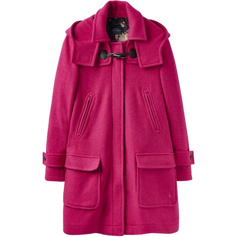 Joules Womens Woolsdale Double Faced Wool Blend Duffle Coat Ebay