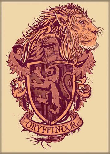 Harry Potter Photo Quality Magnet Gryffindor House Crest Ebay In 2022