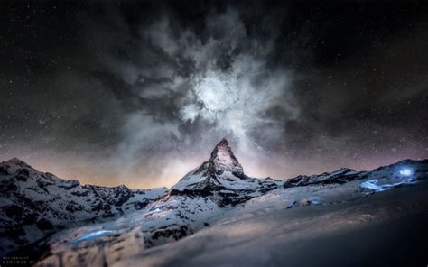 Mountain Matterhorn Nature Wallpaper Coolwallpapersme