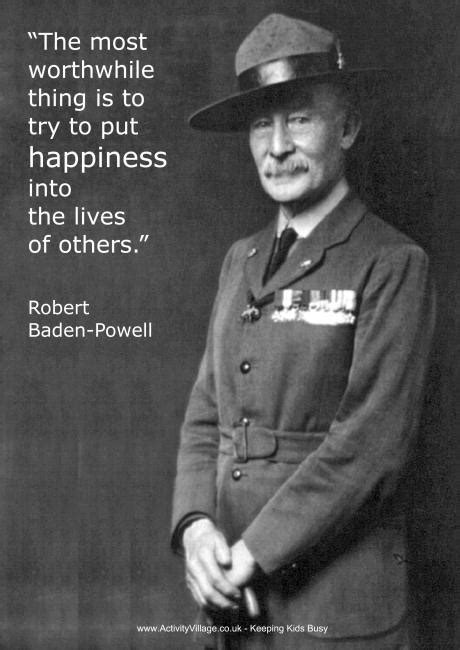 Robert Baden Powell Quote Poster