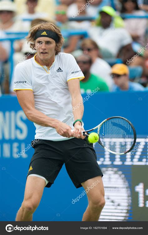 Professional Tennis Player Alexander Sascha Zverev Stock Editorial