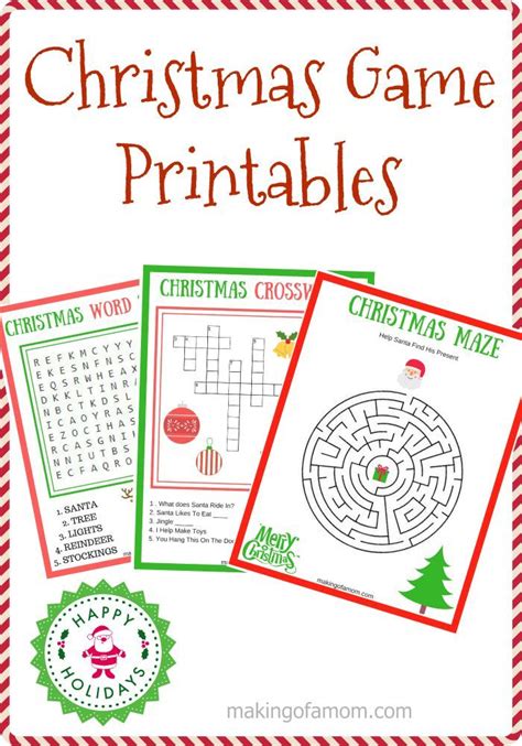Free Printable Christmas Games Christmas Games Free Christmas