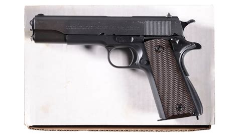 Argentine Colt Government Model Semi Automatic Pistol Rock Island Auction