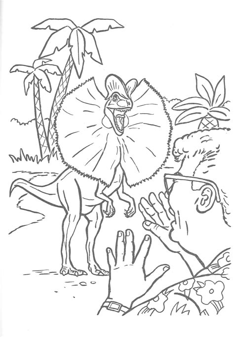 Jurassic Park Official Coloring Page Jurassic Park Photo