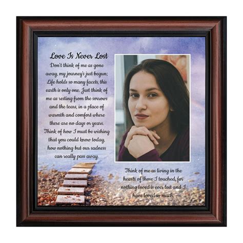 Memorial Picture Frames Sympathy T Condolence Card Photo Frames For Sympathy T Baskets