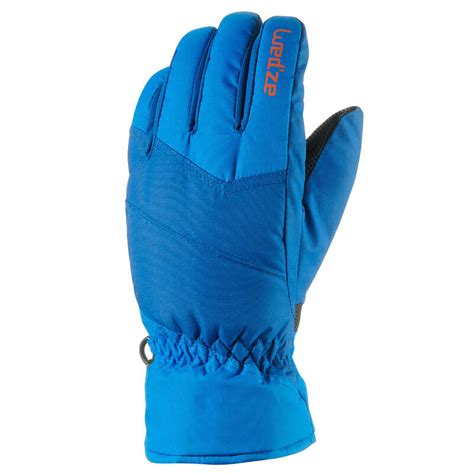 Wedze Childrens Ski Gloves 100 Blue Decathlon