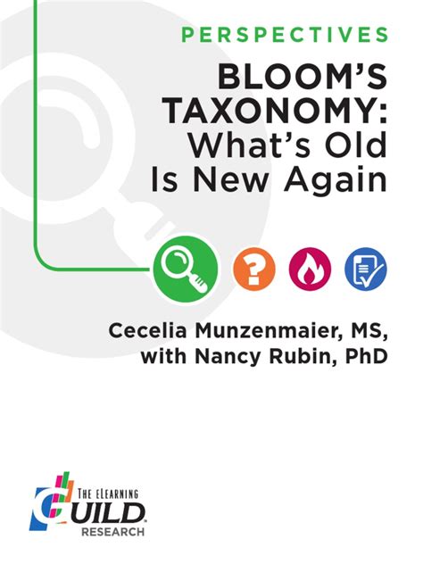 Bloom Taxonomy Whats Old Is New Again Educational Assessment