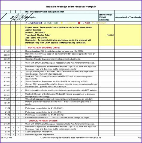 Project Plan Examples Excel New 7 Excel Implementation Plan Template