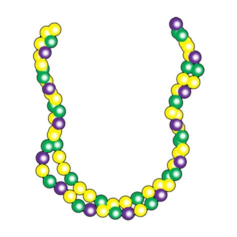 Mardi Gras Beads Clipart - ClipArt Best png image