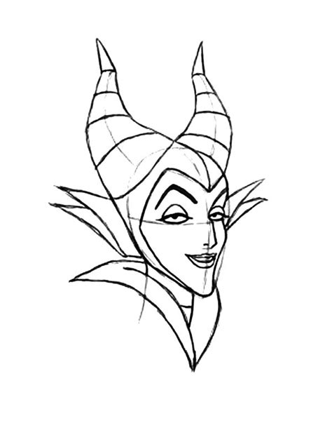 It's a 2014 american dark fantasy film directed by robert stromberg and starring angelina jolie as the title character. How to Draw Maleficent Coloring Pages | Color Luna