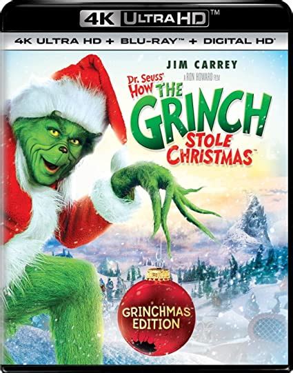Dr Seuss How The Grinch Stole Christmas Amazon Co Uk Jim Carrey Taylor Momsen Jeffrey