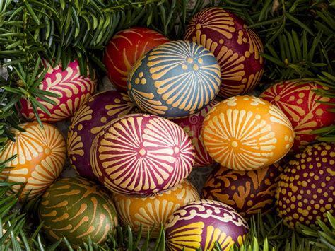 Painted Easter Eggs Stock Image Image Of Beautiful Craft 86508895