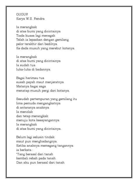 Puisi Ki Hajar Dewantara Karya Chairil Anwar 50 Koleksi Gambar