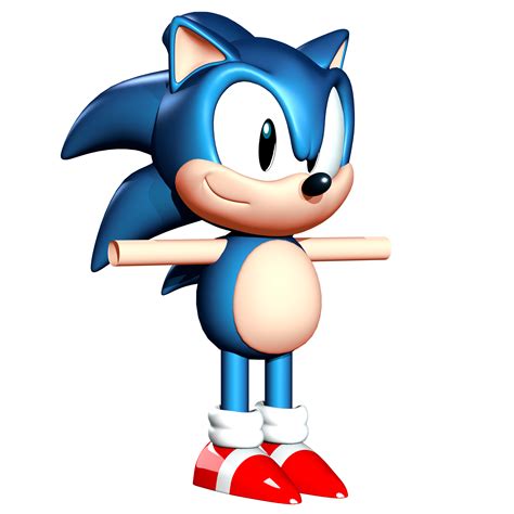 Classic Usa Sonic 3d Model Rsonicthehedgehog
