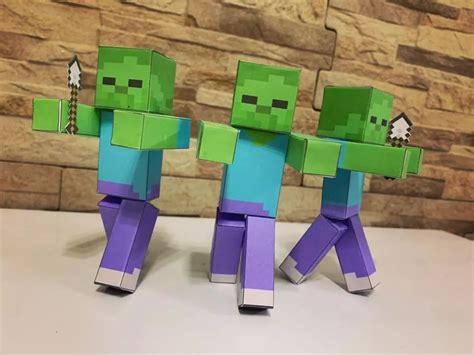 Minecraft Papercraft Armados Zombie By Coolskeleton953 On Deviantart