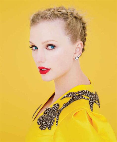 Queen Taylor Swift Gorgeous In Yellow Rolling Stone Magazine November