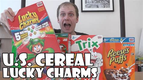 Us Cereal Lucky Charms Youtube