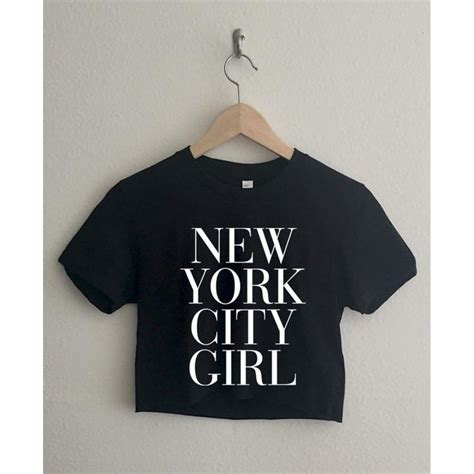 New York City Girl Short Sleeve Cropped T Shirt Shirts T Shirts For