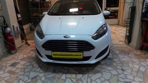 Ford Fiesta 2016 Göstergeli sesli park sensör uygulaması 
