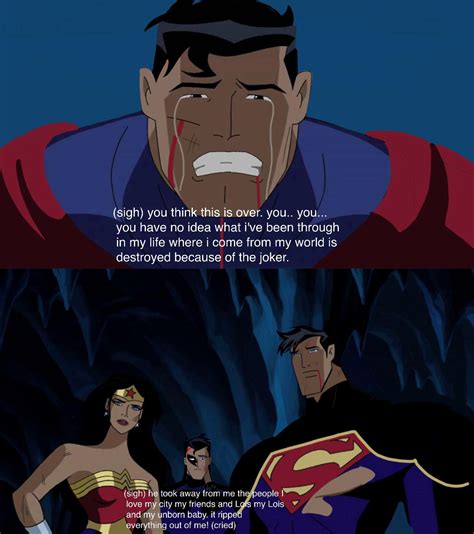 Young Justice Unlimited The True Sad Of Superman By Djpaint96 On