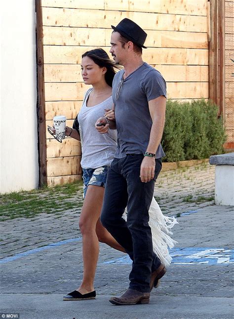 Colin Farrell Enjoys Low Key Day Date With Mystery Leggy Lady Daily Mail Online