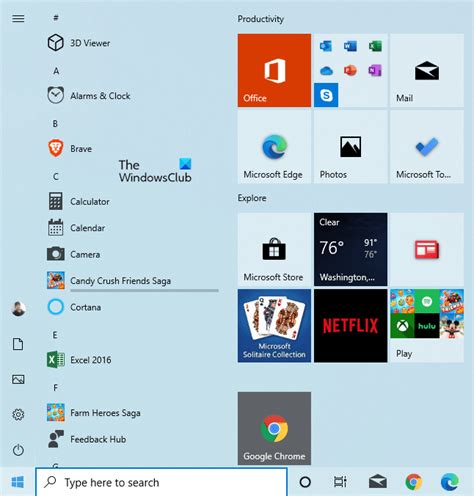Enable The New Start Menu On Windows 10 Version 2004 Now