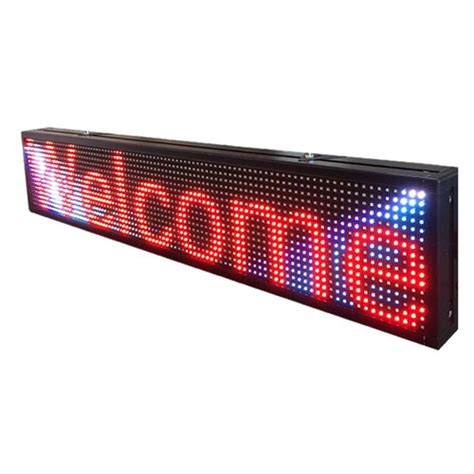 Shivbhadra Red Single Color Led Display Board At Rs 2500square Feet In