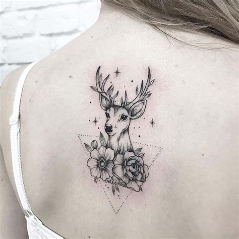Details 75 Deer And Flower Tattoo Latest Vn