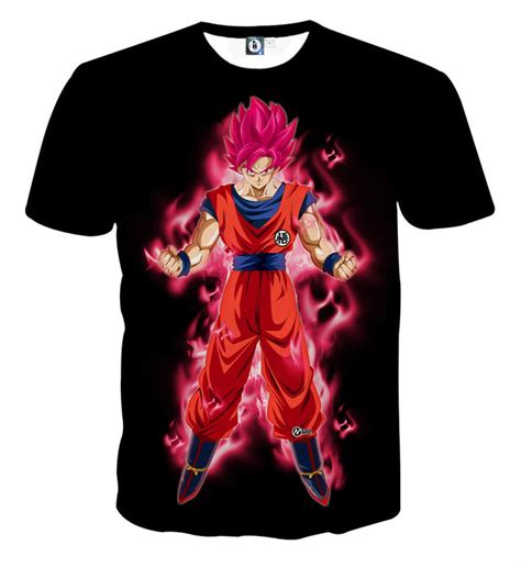 Dragon Ball Super Son Goku Red Kaioken Ultra Instinct T Shirt — Saiyan