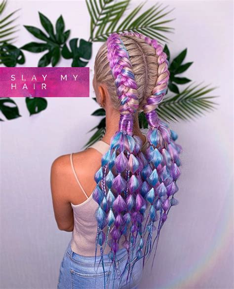 Ultra Luxury Premium Synthetic Custom Braided Unicorn Full Lace Wig Slaylebrity Rave Hair
