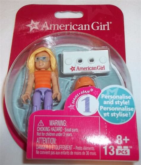 American Girl Doll Plastic Miniature Mega Blocks 13 Pieces Age 8