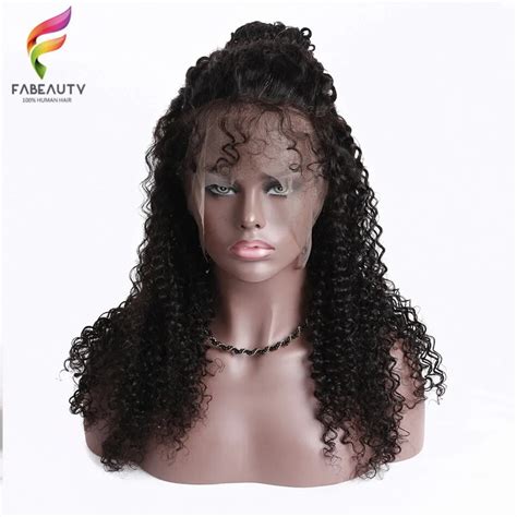 360 Lace Frontal Wig 150 Density Curly Lace Front Human Hair Wigs Malaysia Pre Plucked With