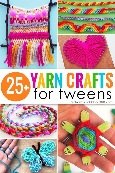25 Yarn Crafts For Tweens Cool Ideas For Kids Ages 8 12 Years Arts