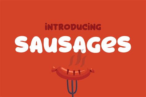 Sausages | Free Font Download