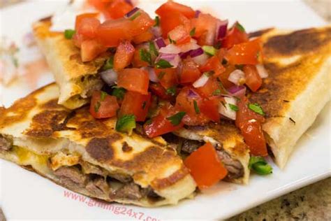 Steak Quesadillas With Fresh Pico De Gallo Grilling 24x7