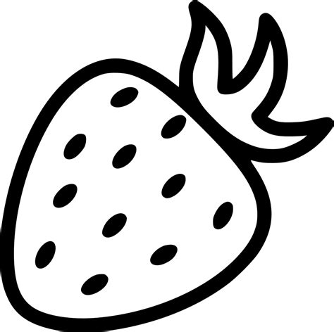 Strawberry Clipart Outline