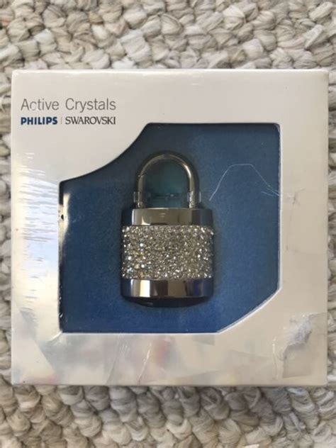 Philips Active Crystals X Swarovski Lock Out Usb Memory Key 1gb And For