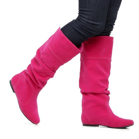 Hot Pink Boots Pink Boots Footwear Design Women Outfit Accessories