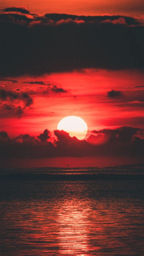 Hd Wallpaper Beautiful Red Sunset Download Wallpapers 2022