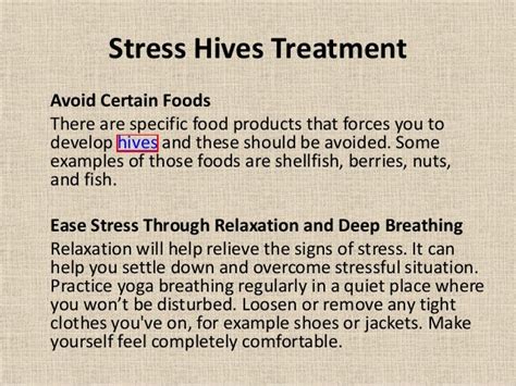 Stress Hives How To Treat Stress Hives Fast