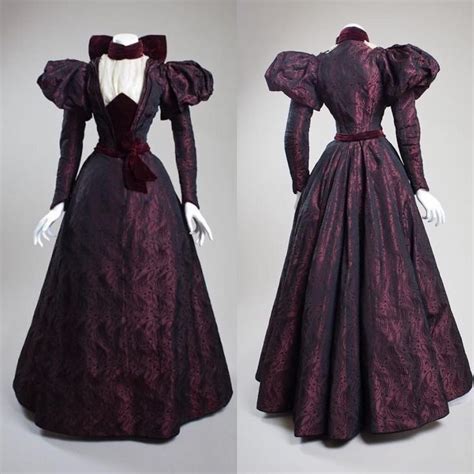 Fternoon Dress C1897 From The San Diego History Center 1890s